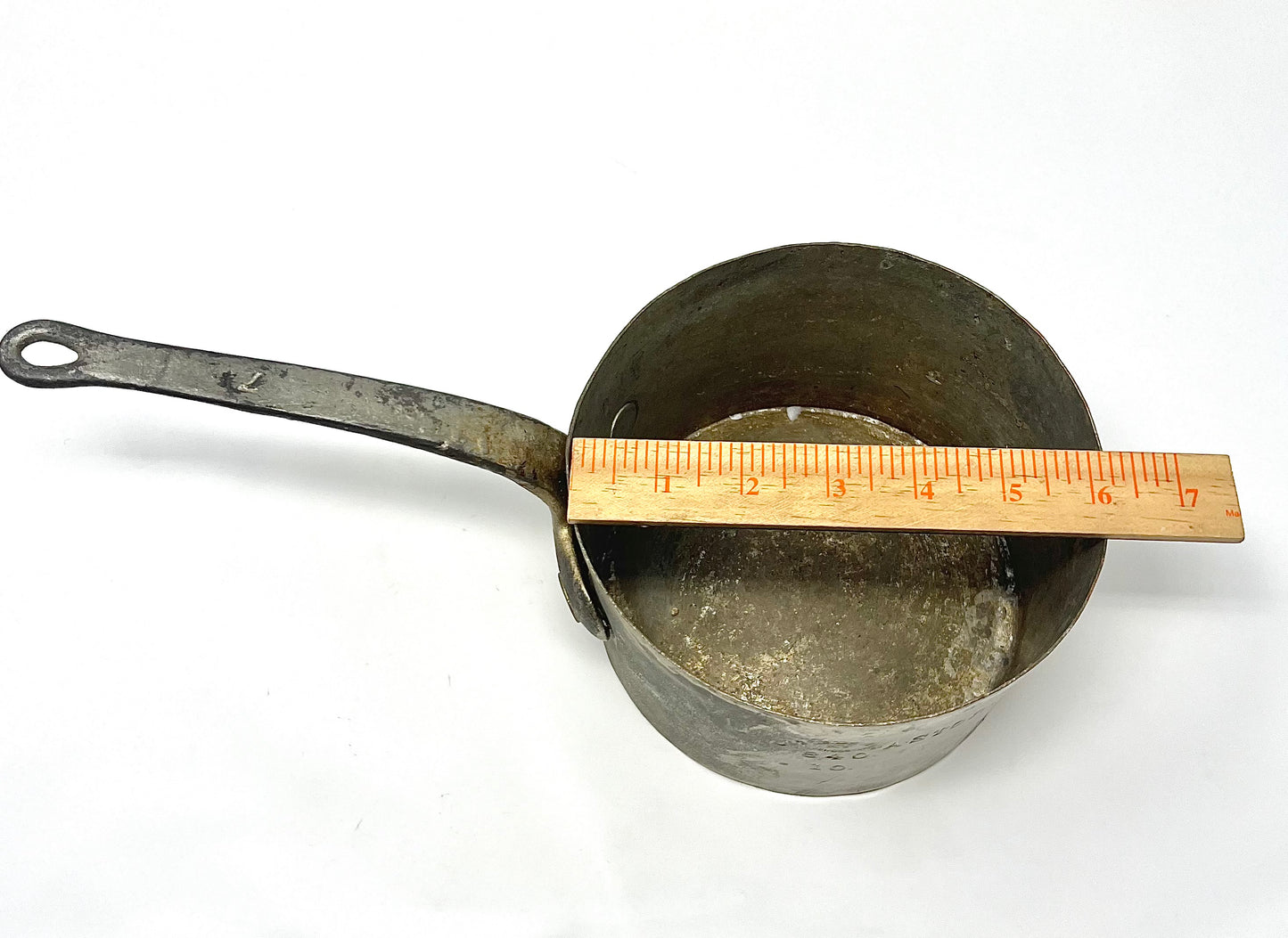 For the Elite collector! John Jacob Astor IV, Titanic Victim. Personally owned cooking pot from residential mansion. Astor’s Last Supper. Medium size.