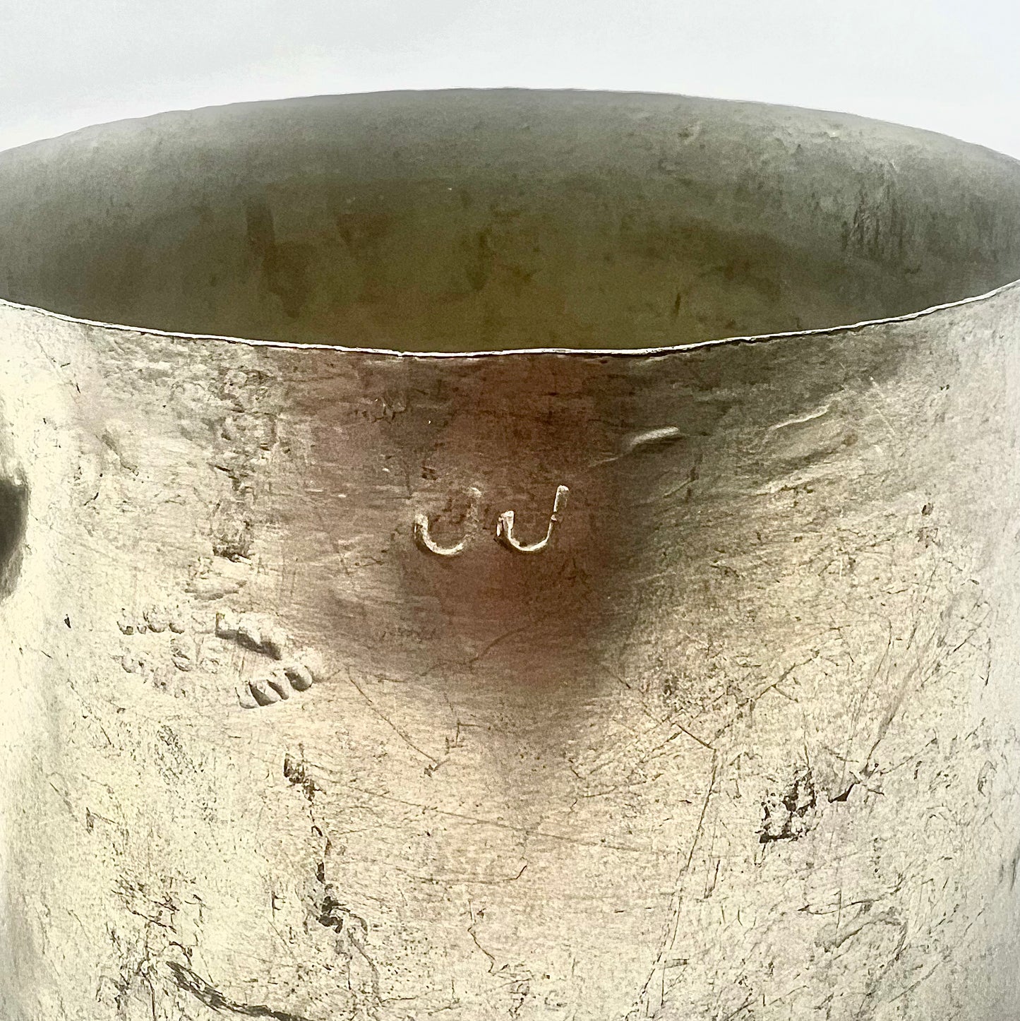 Titanic Victim John Jacob Astor IV personally owned residential kitchen pot from his famous NY Mansion. Medium size.